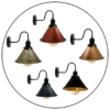 Vintage Cone Wall Sconce - Image 5