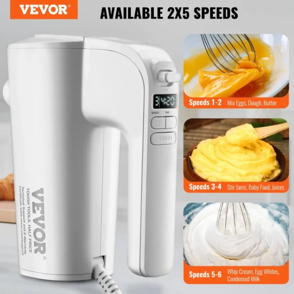 5-Speed Electric Hand Mixer