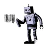 Robot Wall Vinyl Sticker - Image 2