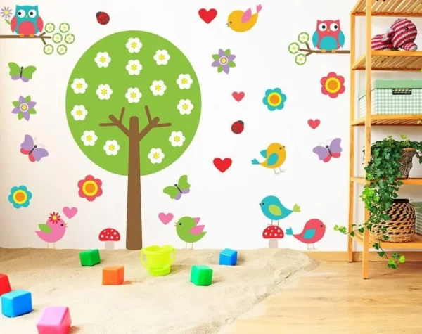 Vibrant Tree Wall Sticker