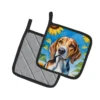 American Foxhound Pair of Pot Holders - Image 2