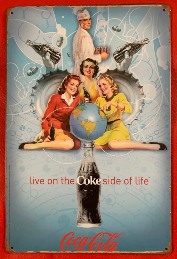 Coke Side of Life Metal Sign